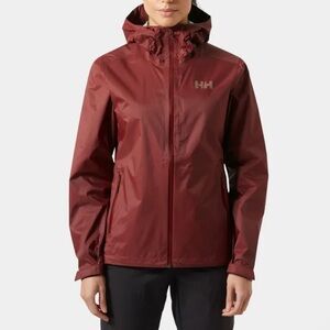 Helly Hansen Women’s Maroon Waterproof Hooded Jacket